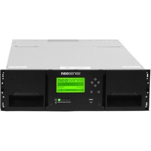 Overland NEOxl 40 Tape Library - 1 x Drive/40 x Cartridge Slot - LTO-8 - 3U - Rack-mountable - 5 Mail Slots - Fibre Channe