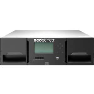 Overland NEOxl 40 Tape Library - 1 x Drive/40 x Cartridge Slot - LTO - 3U - Rack-mountable - 5 Mail Slots - SAS - Encryption