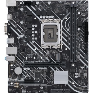 Asus Prime H610M-K D4 Desktop Motherboard - Intel H610 Chipset - Socket LGA-1700 - Micro ATX - Pentium Gold, Celeron, Core