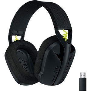 Auriculares de gaming Logitech G435 Inalámbrico Sobre la oreja Estéreo - Negro, Amarillo - Cerrado - 1000cm - Bluetooth - 