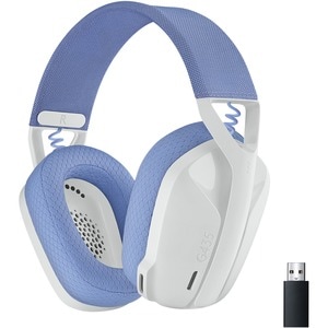 Auriculares de gaming Logitech G435 Inalámbrico Sobre la oreja Estéreo - Blanco, Lila - Cerrado - 1000cm - Bluetooth - 45O