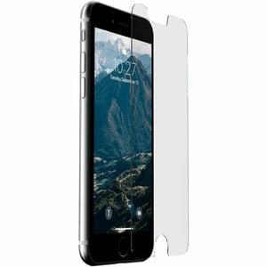 Urban Armor Gear Glass 9H Glass Screen Protector for iPhone SE 2022 - Ultra Clear - For LCD iPhone SE 3 - Anti-microbial -