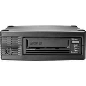 HPE StoreEver LTO-9 Bandlaufwerk - 18 TB (Nativ)/45 TB (komprimiert) - 12Gb/s SAS - 133,35 mm Breite - 1/2H Höhe - Extern 