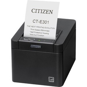 Citizen CT-E301 Desktop, Gewerblich Direktthermodrucker - Monochrom - Quittungsdruck - Ethernet - USB - USB-Schnittstelle 
