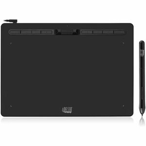 Adesso CyberTablet K12 Graphics Tablet - 5080 lpi - Cable - Black - 304.80 mm x 177.80 mm Active Area - 8192 Pressure Leve
