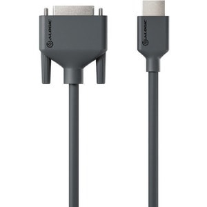 Alogic Elements HDMI to DVI Cable - 1m - 3.28 ft DVI-D/HDMI Video Cable for Video Device, Rack Equipment - First End: 1 x 