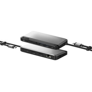 Alogic USB Type C Docking Station for Mouse, Smartphone, Flash Drive - Memory Card Reader - SD - 85 W - Space Gray - Porta