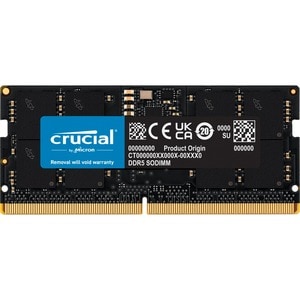 Micron 16GB DDR5 SDRAM Memory Module - For Notebook - 16 GB (1 x 16GB) - DDR5-4800/PC5-38400 DDR5 SDRAM - 4800 MHz Dual-ra