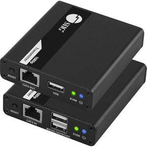 SIIG 1080p HDMI USB KVM Over Cat6 Extender - 70m - Extends and transmits HDMI 1080p@60Hz video/audio and USB 2.0 signals u