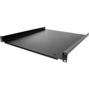 StarTech.com 1HE 19 Zoll Fachboden für netzwerk schrank, Freitragende Rack ablage, Frontmontage, Belastbarkeit 25kg, 50cm 