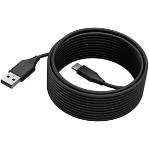 Jabra 5 m USB/USB-C Data Transfer Cable - Cable for Video Conferencing System - First End: 1 x USB 2.0 Type A - Male - Sec