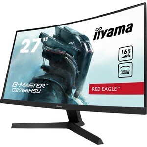 iiyama G-MASTER Red Eagle G2766HSU-B1 27 Zoll Class Full HD Gekrümmter Bildschirm Gaming-LCD-Monitor - 16:9 Format - Matts