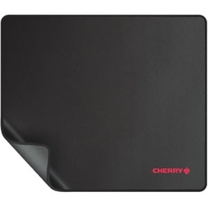 CHERRY Extra Large Mouse Pad - 5 mm x 350 mm x 300 mm Dimension - Black - Rubber - Anti-slip, Waterproof, Wear Resistant, 