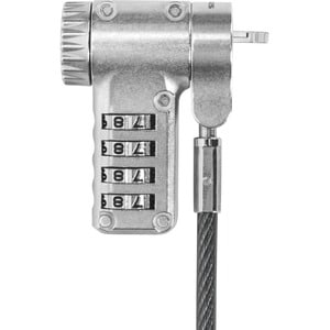 Targus DEFCON ASP96GL-S Cable Lock For Docking Station, Monitor, Notebook - 2 m Cable - Resettable - 4-digit - Patented T-