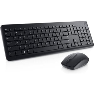 Dell KM3322W Keyboard & Mouse - Wireless RF 2.40 GHz Keyboard - Spanish - Black - Wireless Mouse - QWERTZ - Black