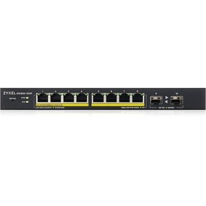 ZYXEL GS1900 GS1900-10HP 8 Ports Manageable Ethernet Switch - Gigabit Ethernet - 10/100/1000Base-T, 1000Base-X - 2 Layer S