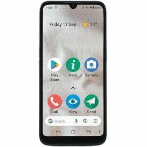 Doro 8100 32 GB Smartphone - 15.5 cm (6.1") HD+ 1560 x 720 - 2 GB RAM - Android 12 (Go Edition) - 4G - Grey - Bar - UNISOC