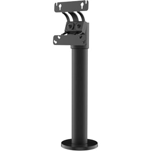SpacePole Essentials Mounting Pole for Display - Black - 75 x 75, 100 x 100 - VESA Mount Compatible - Steel