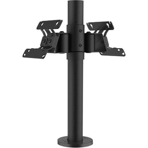 SpacePole Essentials Mounting Pole for Display - Black - 75 x 75, 100 x 100 - VESA Mount Compatible - Steel