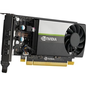 Carte Graphique PNY NVIDIA T400 - 4 Go GDDR6 - Format Low-Profile - 420 MHz Matériau - 1,43 GHz Boost clock - 64 bit Large