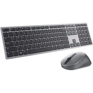 Dell Premier Multi-Device Wireless Keyboard and Mouse US English - KM7321W - USB Scissors Wireless Bluetooth/RF 5.0 2.40 G