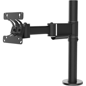 SpacePole Essentials Mounting Pole for Display - Black - 75 x 75, 100 x 100 - VESA Mount Compatible - Steel