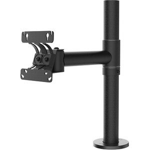 SpacePole Essentials Mounting Pole for Display - Black - 75 x 75, 100 x 100 - VESA Mount Compatible