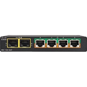 Cisco IRM-1100-4A2T Expansion Module - 4 x RS-232/422/485 Serial, 2 x RJ-45 1000Base-T Network LAN - 1 - For Data Networki