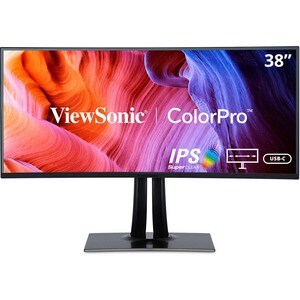 ViewSonic ColorPro VP3881a 38 Zoll Class UW-QHD+ Gekrümmter Bildschirm LED-Monitor - 21:9 Format - 95,3 cm (37,5 Zoll) Vie