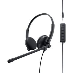 Dell Wired Over-the-head Stereo Headset - Binaural - Ear-cup - 20 Hz to 20 kHz - 150 cm Cable - Noise Cancelling Microphon