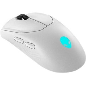 Alienware AW720M Gaming Mouse - Bluetooth/Radio Frequency - USB Type C - Optical - 6 Programmable Button(s) - Lunar Light 