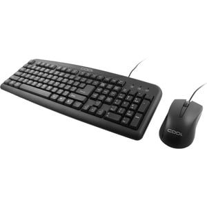 CODi Wired USB-A Mouse and Keyboard Combination - USB Type A Cable Keyboard - USB Type A Cable Mouse - Optical - 1200 dpi - 1