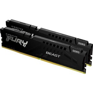 Kingston FURY Beast RAM Module for Motherboard - 64 GB (2 x 32GB) - DDR5-5600/PC5-44800 DDR5 SDRAM - 5600 MHz Dual-rank Me