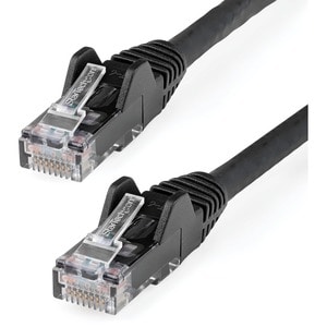StarTech.com 5m CAT6 Ethernet Cable, LSZH (Low Smoke Zero Halogen), 10 GbE Snagless 100W PoE UTP RJ45 Black CAT 6 Network 