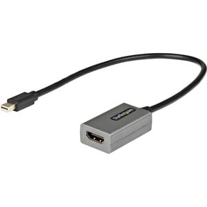 StarTech.com Mini DisplayPort to HDMI Adapter, mDP to HDMI Adapter Dongle, 1080p, Mini DP 1.2 to HDMI Video Converter, 12"