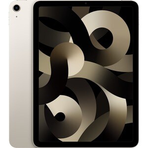 Apple iPad Air (5th Generation) A2588 Tablet - 10.9" - Apple M1 - 8 GB - 64 GB Storage - iPadOS 15 - Starlight - M1 Octa-c