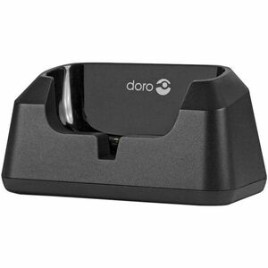 Doro Cradle for Mobile Phone - Charging Capability - Black - Desktop