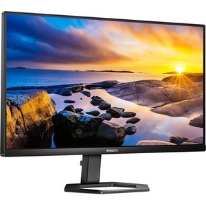 Philips 24" Class Webcam Full HD LCD Monitor - 16:9 - Textured Black - 60.5 cm (23.8") Viewable - In-plane Switching (IPS)