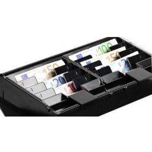 Star Micronics Cash Drawer - 8 Bill - 8 Coin - 3 Lock Position - Printer Driven - Carvão cinza - 114 mm Altura x 410 mm La
