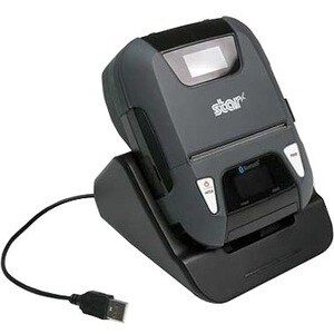 Star Micronics Com fios Berço para Impressora de etiquetas/recibos - Capacidade de carregamento - Micro USB - Cinzento