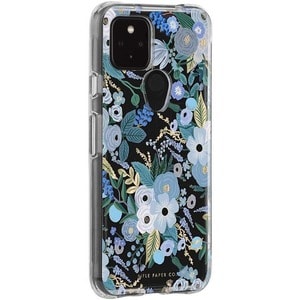 Case-mate Smartphone Case - For Google Pixel 4a 5G Smartphone - Floral Design - Garden Party Blue - Drop Resistant, Anti-s