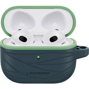 LifeProof Charging Case Apple AirPods - Neptune (Blue/Green) - Scuff Resistant - Carabiner Clip