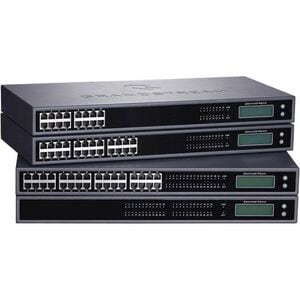 Grandstream GXW4224 VoIP Gateway - 1 x RJ-45 - 24 x FXS - Management Port - Gigabit Ethernet, Fast Ethernet, Ethernet - 1U