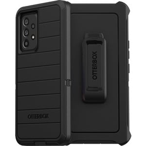 OtterBox Defender Rugged Carrying Case (Holster) Samsung Galaxy A53 5G Smartphone - Black - Dirt Resistant, Dust Resistant