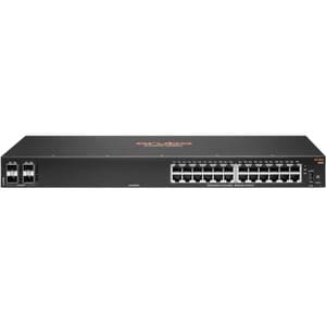 HPE 6100 6100 24G 4SFP+ 24 Ports Ethernet Switch - Gigabit Ethernet, 10 Gigabit Ethernet - 10/100/1000Base-T, 10GBase-X - 