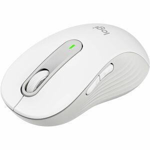 Logitech Signature M650 L Full Size Wireless Mouse - For Large Sized Hands, 2-Year Battery, Silent Clicks, Off-white - Opt