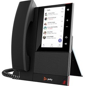 Poly CCX 500 IP 电话 - 有线的 - 蓝牙 - 台式机 - 黑 - VoIP - PoE Ports