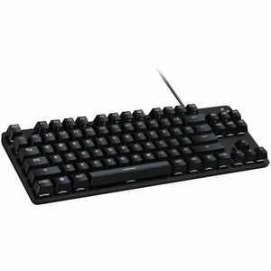 Logitech G G412 TKL SE 游戏键盘 - 电缆 连接 - USB 2.0 接口 - LED - 俄罗斯文, 英文 - 黑 - 机械 按键开关 - 87 按键 - Windows 10, Mac OS X 10.14 Mojav