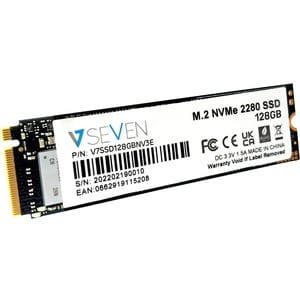 V7 128 GB Solid State Drive - M.2 Internal - PCI Express NVMe (PCI Express NVMe 3.0 x4)
