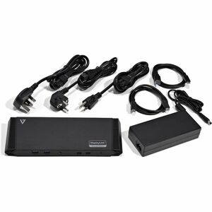 Docking station V7 USB Tipo C - Compatibilita carica - 100 W - 3 Display supportati - 2K, 4K - 2560 x 1440, 3840 x 2160, 2